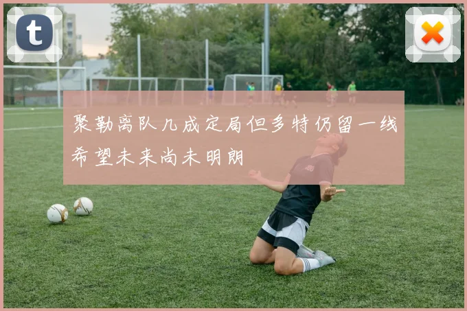 聚勒离队几成定局但多特仍留一线希望未来尚未明朗