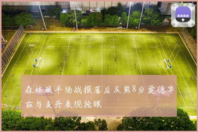 森林狼半场战报落后灰熊8分爱德华兹与麦丹表现抢眼