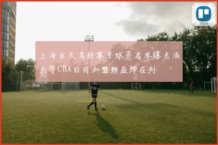 上海玄天鸟新赛季球员名单曝光汤杰等CBA旧将加盟赖益烨在列